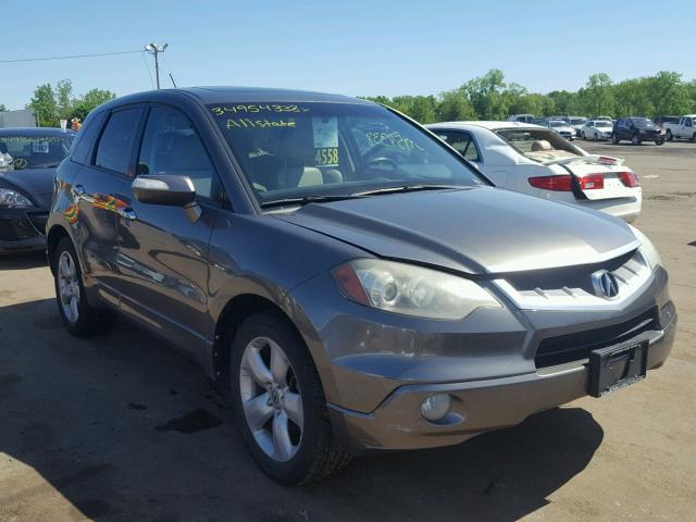 5J8TB18228A020471 - 2008 ACURA RDX GRAY photo 1