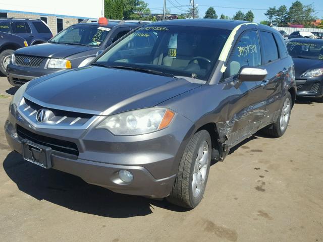 5J8TB18228A020471 - 2008 ACURA RDX GRAY photo 2