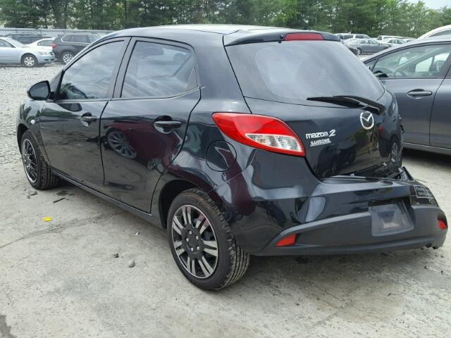 JM1DE1KZ1E0171223 - 2014 MAZDA MAZDA2 SPO BLACK photo 3