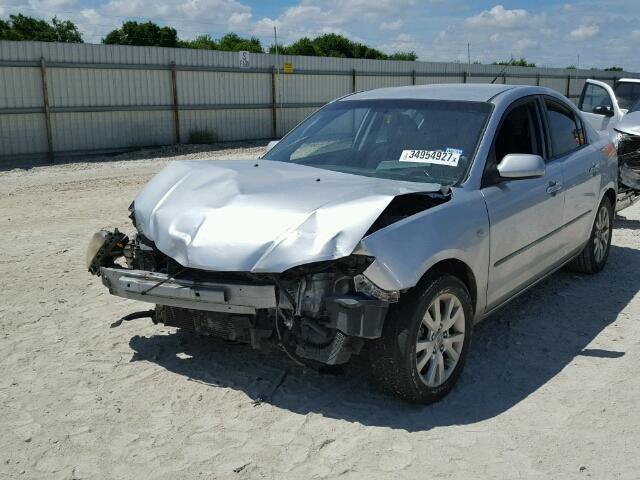 JM1BK32F381827227 - 2008 MAZDA 3 I SILVER photo 2