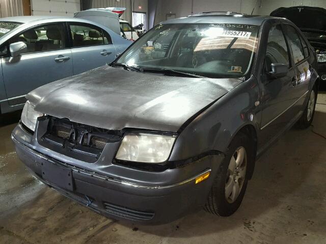 3VWSK69M25M074064 - 2005 VOLKSWAGEN JETTA GLS GRAY photo 2