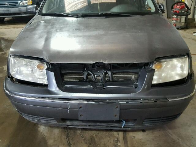 3VWSK69M25M074064 - 2005 VOLKSWAGEN JETTA GLS GRAY photo 9