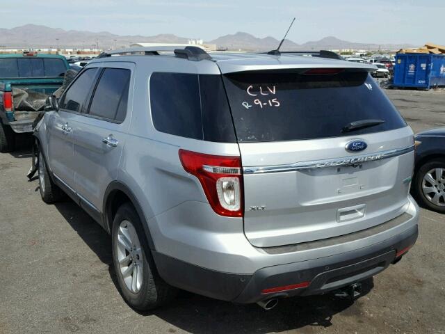1FM5K7D97DGB20503 - 2013 FORD EXPLORER SILVER photo 3
