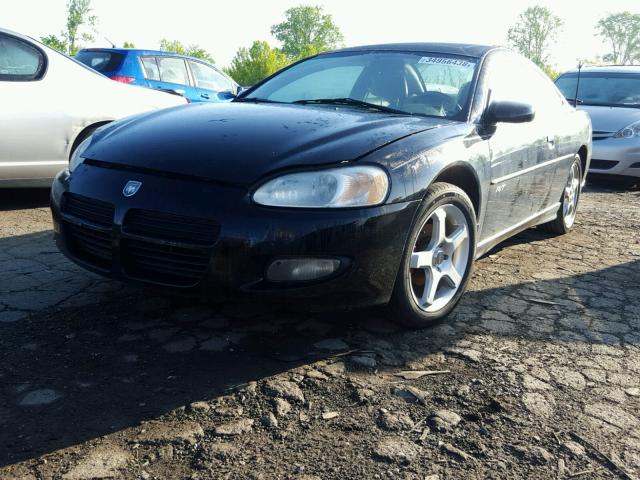 4B3AG52HX2E160148 - 2002 DODGE STRATUS R/ BLACK photo 2