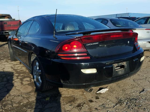 4B3AG52HX2E160148 - 2002 DODGE STRATUS R/ BLACK photo 3