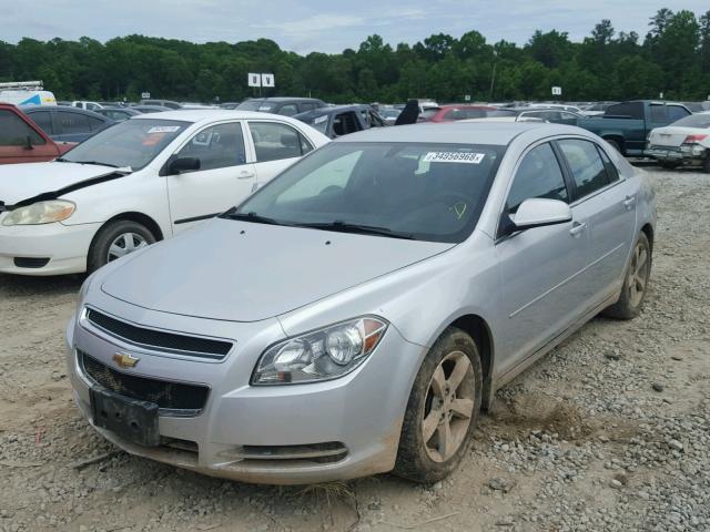 1G1ZC5E15BF203536 - 2011 CHEVROLET MALIBU 1LT SILVER photo 2