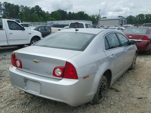 1G1ZC5E15BF203536 - 2011 CHEVROLET MALIBU 1LT SILVER photo 4