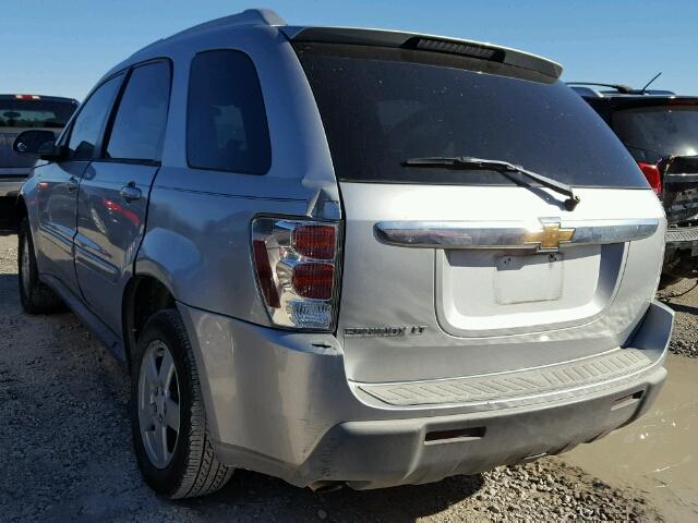 2CNDL63F866098248 - 2006 CHEVROLET EQUINOX LT SILVER photo 3