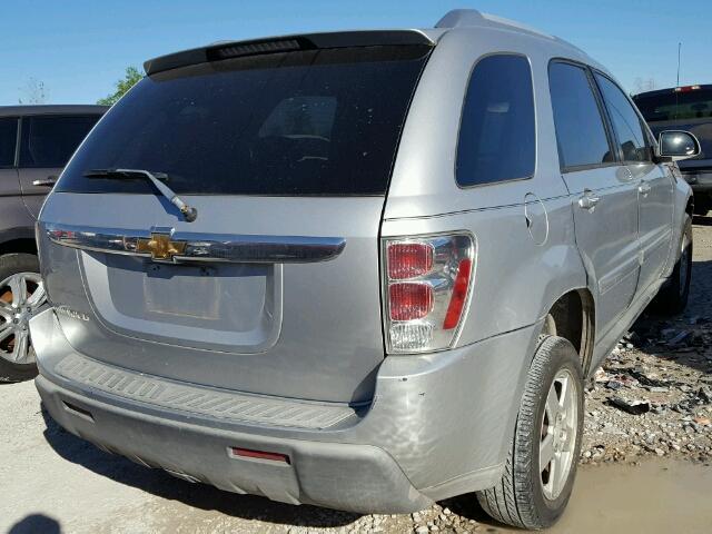 2CNDL63F866098248 - 2006 CHEVROLET EQUINOX LT SILVER photo 4