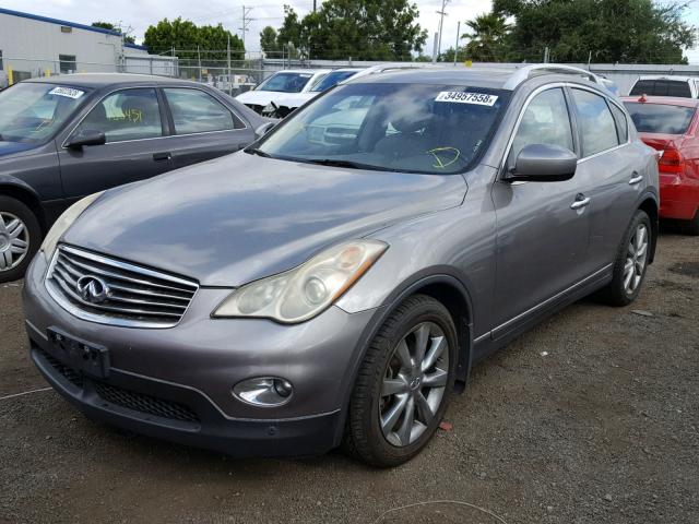 JNKAJ09E58M306050 - 2008 INFINITI EX35 BASE GRAY photo 2