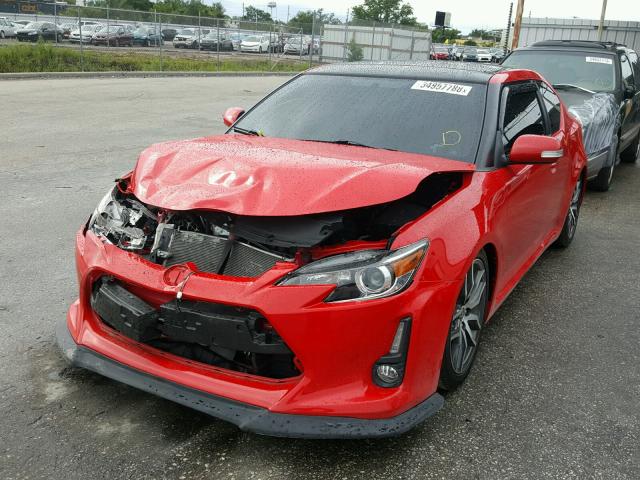 JTKJF5C77GJ024415 - 2016 TOYOTA SCION TC 红色 照片 2
