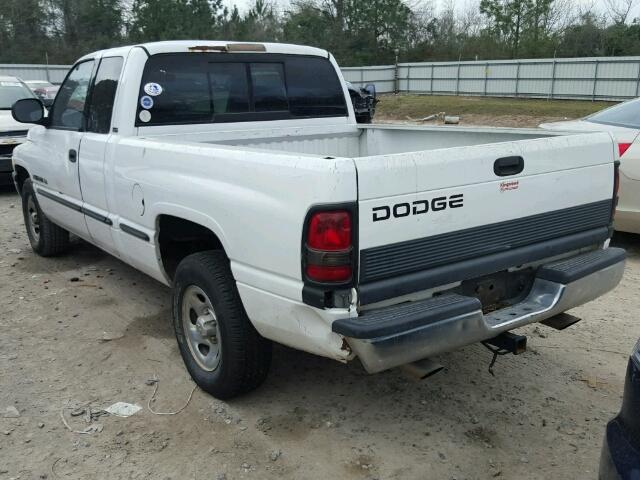 1B7HC13Y5WJ177163 - 1998 DODGE RAM 1500 WHITE photo 3