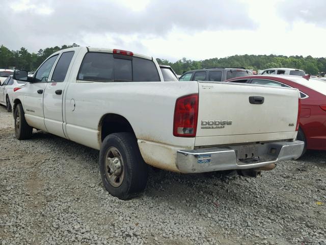 3D7KA28643G713905 - 2003 DODGE RAM 2500 S WHITE photo 3