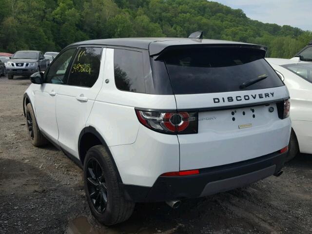 SALCP2BG3HH685437 - 2017 LAND ROVER DISCOVERY WHITE photo 3