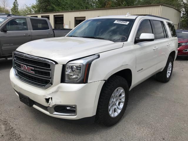 1GKS2BKC7FR514863 - 2015 GMC YUKON SLT WHITE photo 2