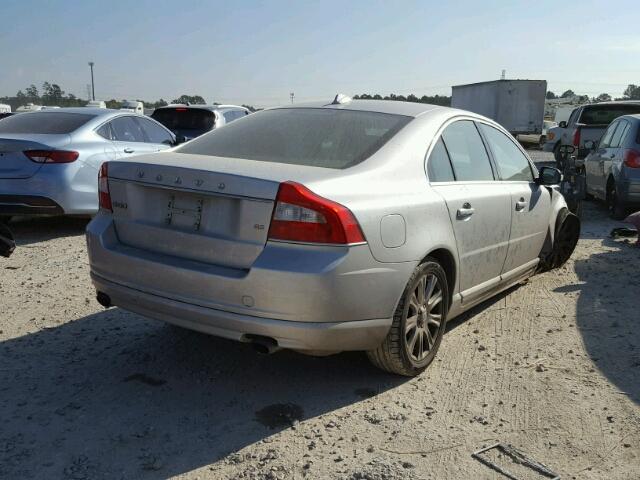 YV1982AS4A1119364 - 2010 VOLVO S80 3.2 SILVER photo 4