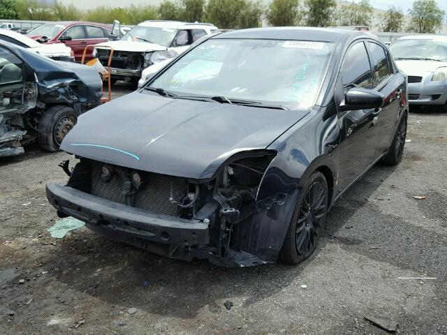 3N1BB6AP5CL745340 - 2012 NISSAN SENTRA SE- BLACK photo 2