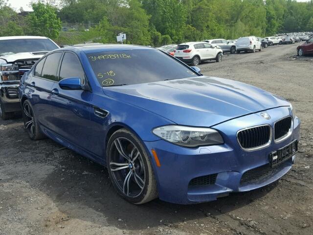 WBSFV9C5XDD096184 - 2013 BMW M5 BLUE photo 1