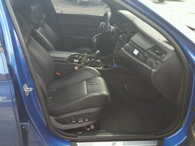 WBSFV9C5XDD096184 - 2013 BMW M5 BLUE photo 5