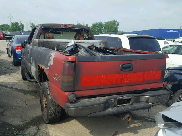 1GTHK24U95E135817 - 2005 GMC SIERRA K25 RED photo 3