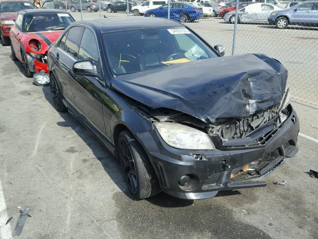 WDDGF56X28F050475 - 2008 MERCEDES-BENZ C 350 BLACK photo 1