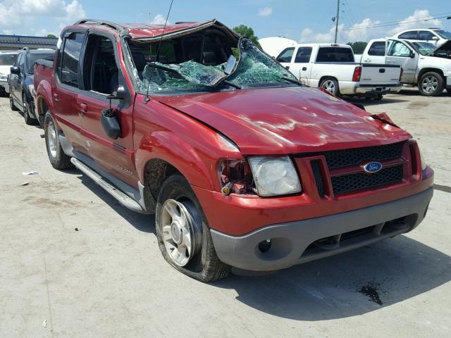 1FMZU77E41UB77355 - 2001 FORD EXPLORER S MAROON photo 1