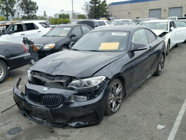 WBA1J7C56FV253463 - 2015 BMW M235I BLACK photo 2