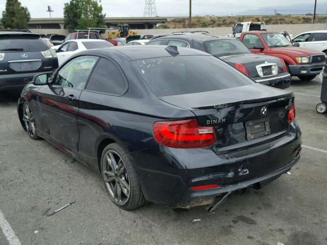 WBA1J7C56FV253463 - 2015 BMW M235I BLACK photo 3