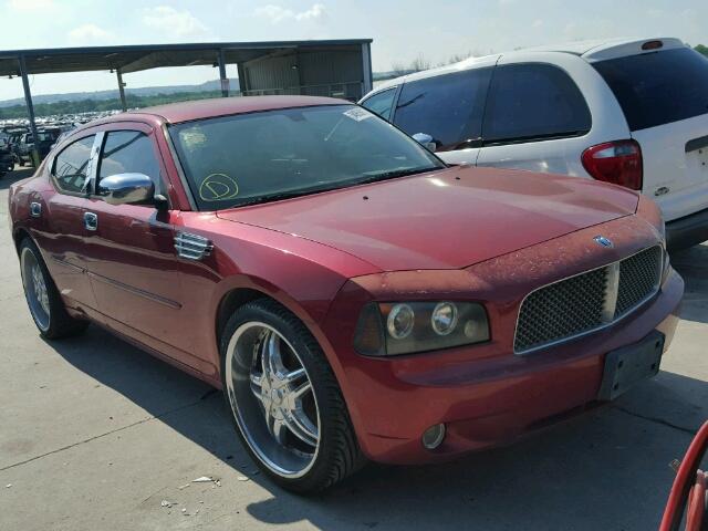 2B3KA43R27H642251 - 2007 DODGE CHARGER SE RED photo 1