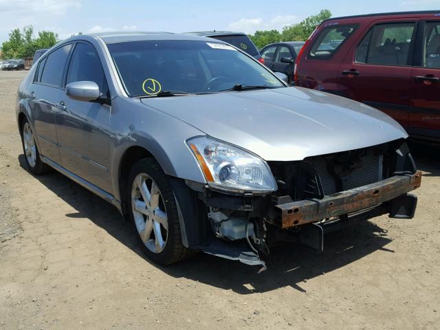 1N4BA41E08C838715 - 2008 NISSAN MAXIMA SE GRAY photo 1