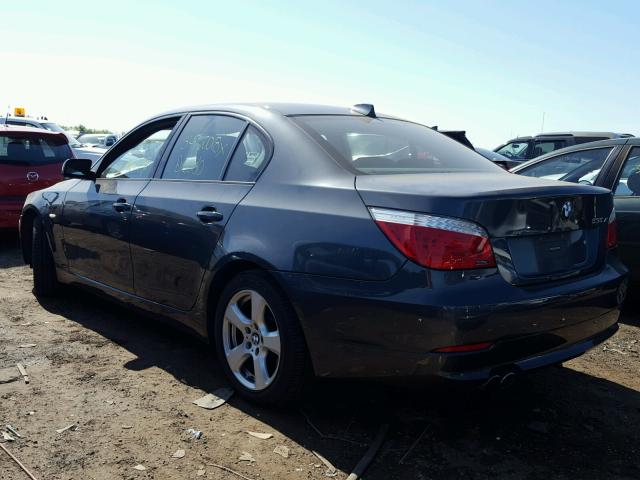 WBANV93528CZ65940 - 2008 BMW 535 XI GRAY photo 3