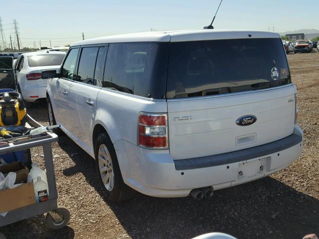 2FMDK52C29BA15736 - 2009 FORD FLEX SEL WHITE photo 3