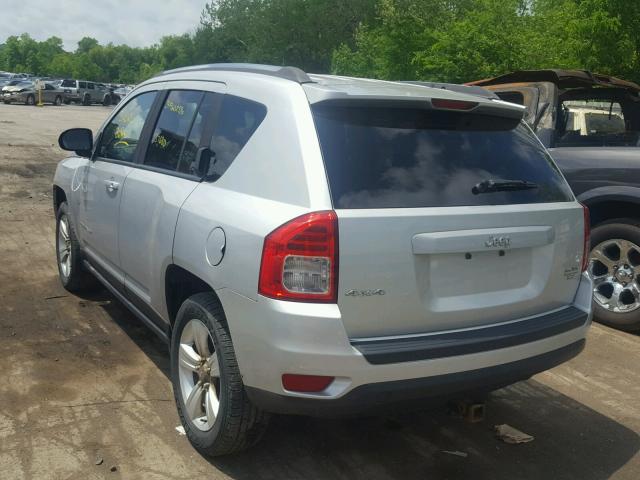 1C4NJDBB2DD272198 - 2013 JEEP COMPASS SP SILVER photo 3