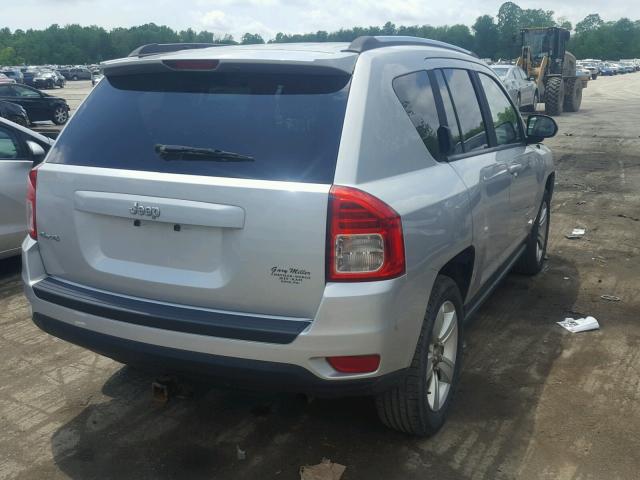 1C4NJDBB2DD272198 - 2013 JEEP COMPASS SP SILVER photo 4