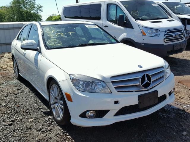 WDDGF81X98F195800 - 2008 MERCEDES-BENZ C 300 4MAT WHITE photo 1