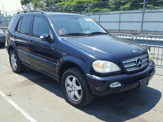 4JGAB57E43A433876 - 2003 MERCEDES-BENZ ML 350 BLUE photo 1