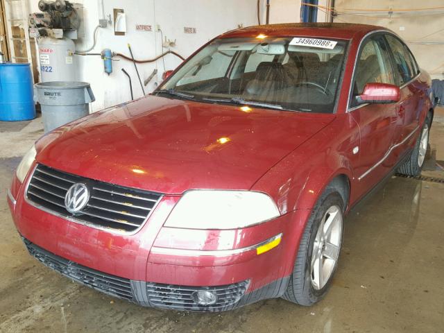 WVWRH63B84P090995 - 2004 VOLKSWAGEN PASSAT GLX 红色 照片 2