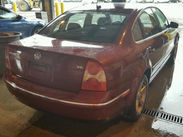 WVWRH63B84P090995 - 2004 VOLKSWAGEN PASSAT GLX 红色 照片 4