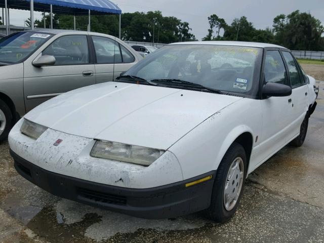 1G8ZH5497NZ166972 - 1992 SATURN SL1 WHITE photo 2