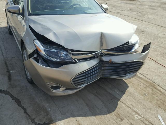 4T1BK1EB1FU155334 - 2015 TOYOTA AVALON XLE GOLD photo 9