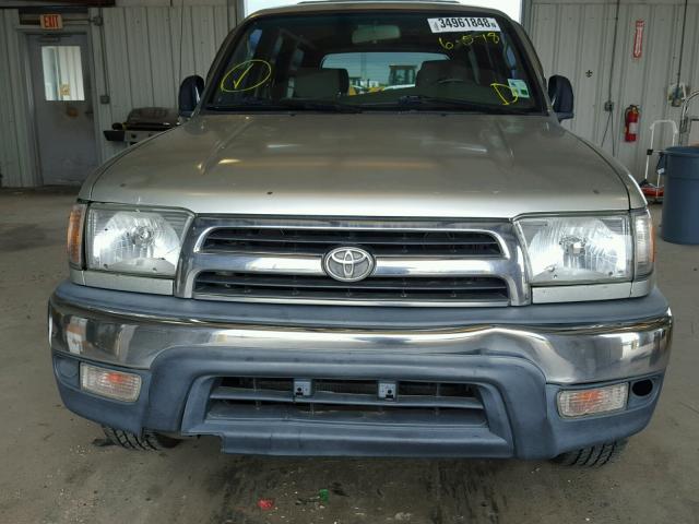 JT3GM84R0Y0058085 - 2000 TOYOTA 4RUNNER SILVER photo 9