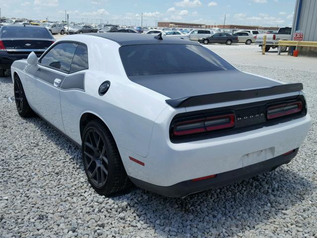 2C3CDZBT5HH545250 - 2017 DODGE CHALLENGER WHITE photo 3