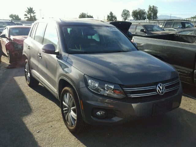 WVGBV7AXXCW003516 - 2012 VOLKSWAGEN TIGUAN S GRAY photo 1