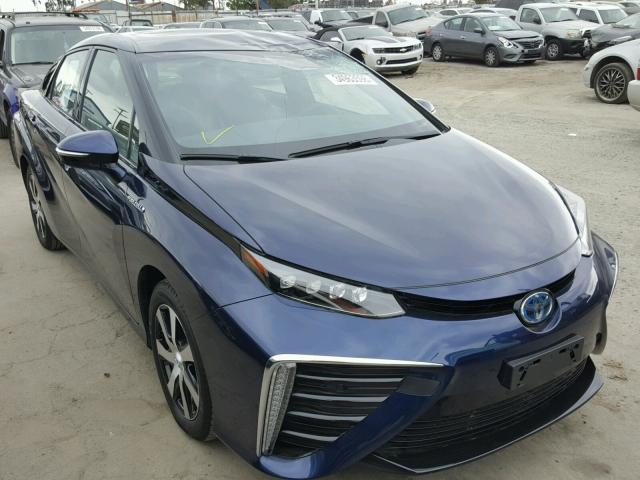 JTDBVRBD6HA002923 - 2017 TOYOTA MIRAI BLUE photo 1