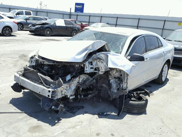 1G1ZB5EB5AF159659 - 2010 CHEVROLET MALIBU LS ნაცრისფერი ფოტო 2
