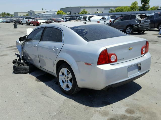 1G1ZB5EB5AF159659 - 2010 CHEVROLET MALIBU LS ნაცრისფერი ფოტო 3