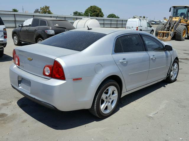 1G1ZB5EB5AF159659 - 2010 CHEVROLET MALIBU LS ნაცრისფერი ფოტო 4
