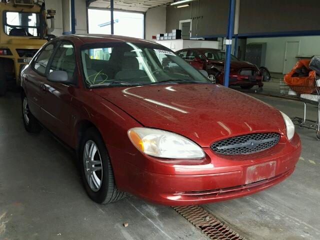 1FAFP5226YG221158 - 2000 FORD TAURUS LX RED photo 1