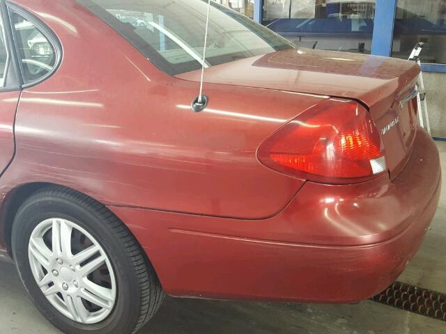 1FAFP5226YG221158 - 2000 FORD TAURUS LX RED photo 9