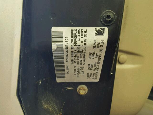 1G8AJ52F45Z173520 - 2005 SATURN ION LEVEL BEIGE photo 10
